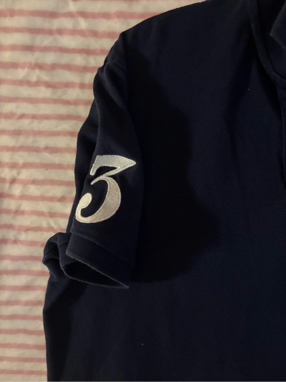 Ralph Lauren Navy Polo with White Big Pony Logo